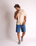 T&C ALOHA CLUB S/S SHIRT - NATURAL