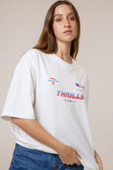 THRILLS ANARCHY IN PARADISE OVERSIZED TEE - DIRTY WHITE