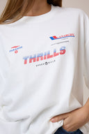 THRILLS ANARCHY IN PARADISE OVERSIZED TEE - DIRTY WHITE
