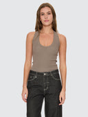 THRILLS ASTRA V NECK TANK - CLAY SMOKE
