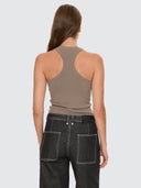 THRILLS ASTRA V NECK TANK - CLAY SMOKE