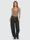 THRILLS ASTRA V NECK TANK - CLAY SMOKE