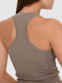 THRILLS ASTRA V NECK TANK - CLAY SMOKE