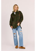 SISSTR MISHA OVERSHIRT WOVEN - SURPLUS