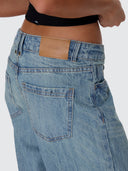 THRILLS BILLIE LOW RISE BAGGY JEAN - DIRTY CRINKLE BLUE