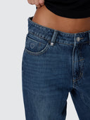 THRILLS BILLIE LOW RISE BAGGY KILLER JEAN - TEAL BLUE USED