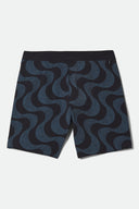 BRIXTON BLITZ BOARDSHORT 19" - BLACK/FUTURE GREY WARPED TILE