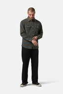 BRIXTON BOWERY FLANNEL - OCEAN