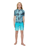 O'NEILL BOYS DOPEDYE SS UV SURF TEE - DEEP TEAL