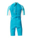 BOYS TODDLER REACTOR BACK ZIP SHORT SLEEVE SPRING 2MM - SEA BLUE