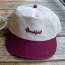 BREAKFAST CAP - CREAM / BURGUNDY