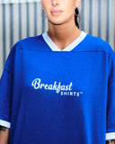 BREAKFAST SHIRTS JERSEY TEE - BLUE