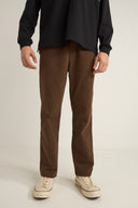 BRUSHED JAM PANT - BROWN