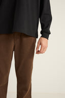 BRUSHED JAM PANT - BROWN