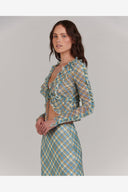 CHARLIE HOLIDAY EVELYN TOP - PICNIC CHECK