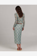 CHARLIE HOLIDAY EVELYN TOP - PICNIC CHECK