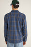 RHYTHM CHECK LS SHIRT - BLUE