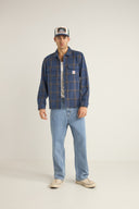 CHECK LS SHIRT - BLUE