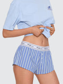 WORSHIP CHERUB MICRO BOXER SHORTS - DREAM BLUE STRIPE