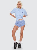 WORSHIP CHERUB MICRO BOXER SHORTS - DREAM BLUE STRIPE
