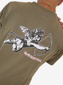 WORSHIP CHERUB TEE - KELP