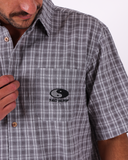 T&C CODED S/S SHIRT - GREY