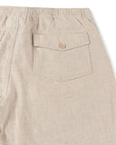 CRITICAL SLIDE CRUISER LINEN SHORT - ECRU