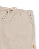 CRITICAL SLIDE CRUISER LINEN SHORT - ECRU