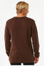 RIP CURL NEPS CREW - CHOCOLATE