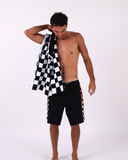 T&C DAZED TOWEL - BLACK
