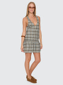 THRILLS DESERT REVERB AVERY MINI DRESS - DUSTY BLUE