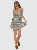 THRILLS DESERT REVERB AVERY MINI DRESS - DUSTY BLUE