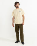 RHYTHM DOWN UNDER SLUB SS T-SHIRT - CREAM