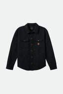 BRIXTON DURHAM FELTED STRETCH JKT - BLACK