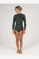 INNER RELM ENVY GREEN SPRINGSUIT - ENVY GREEN