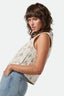 FIELD FLORAL QUILTED VEST - WHITECAP/HAZELNUT/DITSY FLORAL