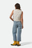 FIELD FLORAL QUILTED VEST - WHITECAP/HAZELNUT/DITSY FLORAL