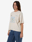 THRILLS FLOWER TRIP SQUARE TEE - HERITAGE WHITE
