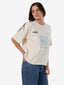 THRILLS FLOWER TRIP SQUARE TEE - HERITAGE WHITE