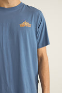 FRAME SS T-SHIRT - VINTAGE BLUE