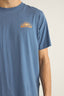FRAME SS T-SHIRT - VINTAGE BLUE