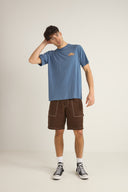 FRAME SS T-SHIRT - VINTAGE BLUE