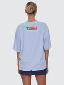 THRILLS FULL THROTTLE OVERSIZED TEE - PLACID BLUE