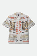 BRIXTON GETAWAY SHORT SLEEVE WOVEN SHIRT  - LOST IN REALITY PRINT