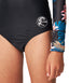 O'NEILL GIRLS BAHIA LYCRA BACK ZIP LONG SLEEVE SURFSUIT - BALMY NIGHTS