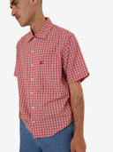 WORSHIP GLAZED AND CONFUSED SHORT SLEEVE SHIRT - CHERRY RED