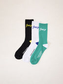 THRILLS HEAVY STATIC 3 PACK SOCK - DYNASTY GREEN