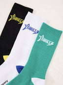THRILLS HEAVY STATIC 3 PACK SOCK - DYNASTY GREEN