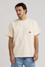 RHYTHM HEAVY VINTAGE POCKET EMBLEM SS T-SHIRT - NATURAL