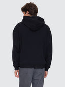 THRILLS HEAVY VOLTAGE SLOUCH PULL ON CROPPED HOOD - BLACK